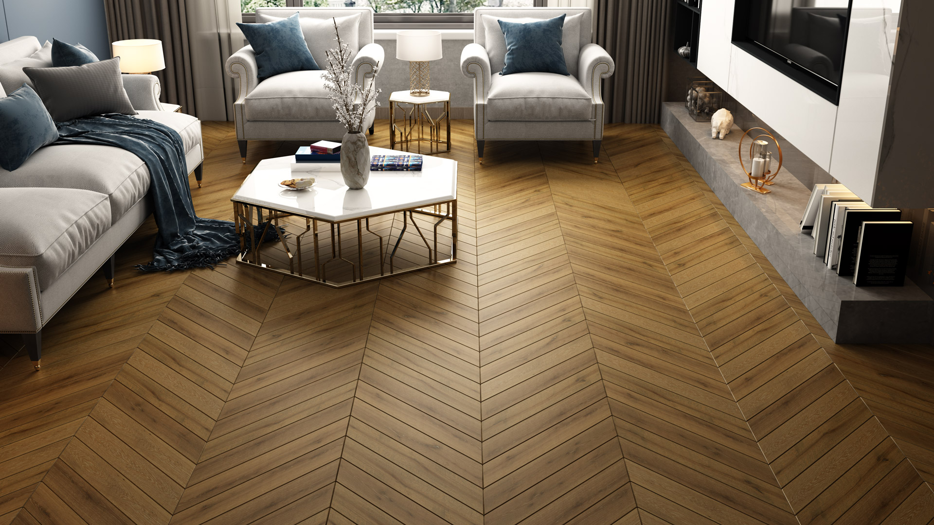 Chevron 79 Meşe Mat